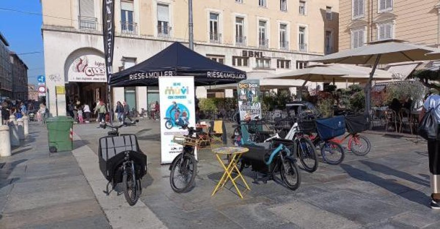 Nachhaltige Mobilität: Cargo Bikes können auf dem Garibaldi-Platz getestet werden