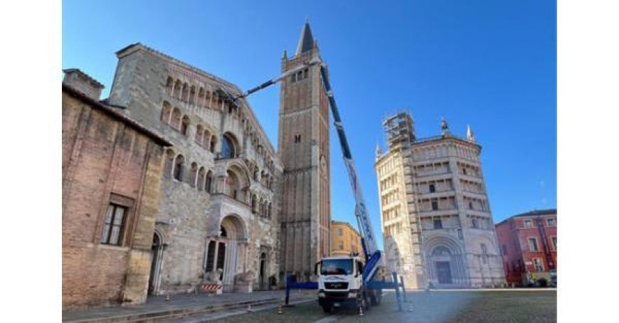 Travaux sur la façade de la Cathédrale